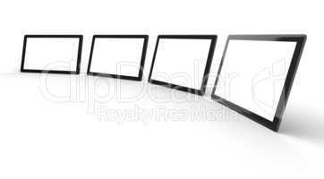 3D Tablet-PCs Schwarz mit isoliertem Display 2