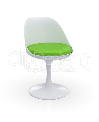 Futuristischer Stuhl - Weiß Grün