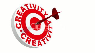 creativity dartboard target