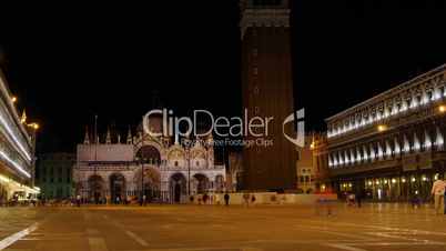 Some attractions of Venice city in Italy, San Marco view