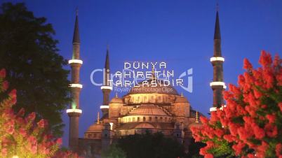 Blue Mosque in Holy Month of Ramadan