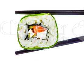 Sushi Roll on a white background