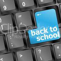 Back to school key on computer