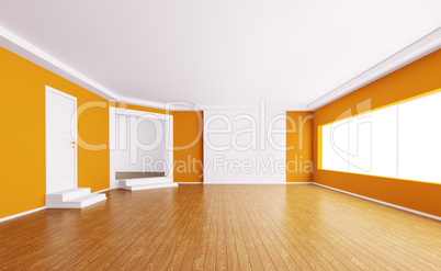 Empty interior 3d