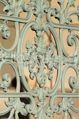 Detail of vintage fence