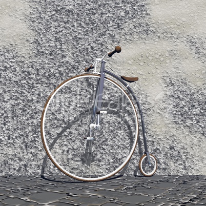 Vintage bicycle - 3D render
