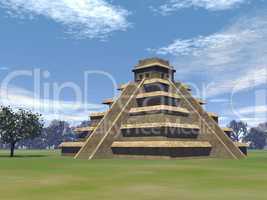 Maya pyramid - 3D render