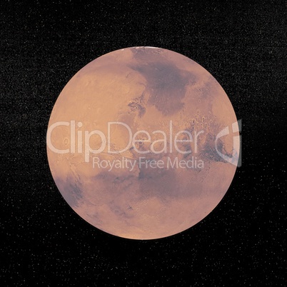Mars planet - 3D render