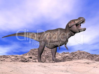 Tyrannosaurus shouting - 3D render