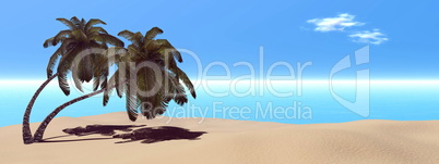 Dream of tropics - 3D render