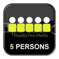 Button: 5 Persons