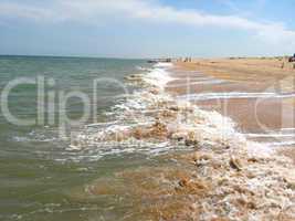 panorama of the sea and the coast