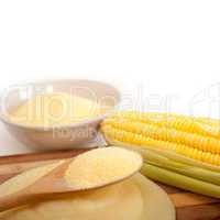 polenta corn mais flour cream