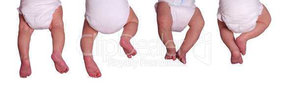 concept of newborn in diaper