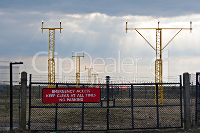 Emergency access to airfield