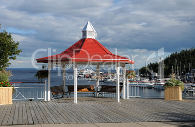 Quebec, the picturesque village of Tadoussac