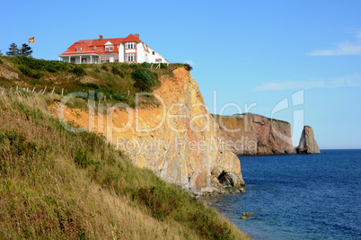 Quebec, the coast of Perce in Gaspesie