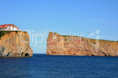 Quebec, the coast of Perce in Gaspesie