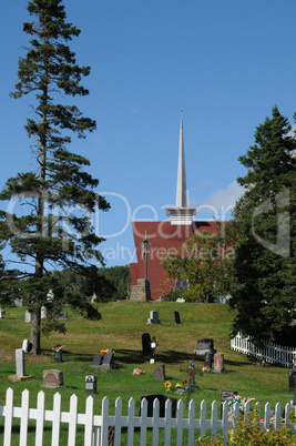 Quebec, the church Sainte Croix in Tadoussac