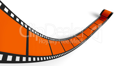 Blanko Filmrolle Orange 01