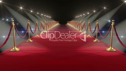Red Carpet. Looped animation. HD 1080.