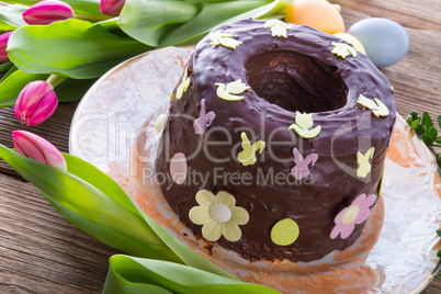 the cooked Babka (cake)