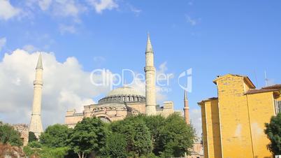Hagia Sophia. Timelapse
