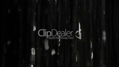 Rain on black. Clip 3