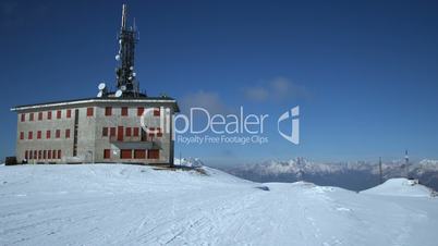 House on the top of the mountain