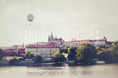 Prague Photo in vintage style.