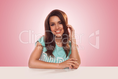 smiling young latino woman
