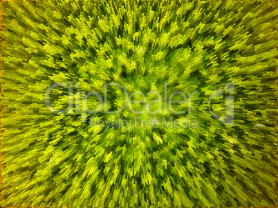 green background with abstract stripes