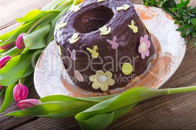 the cooked Babka (cake)