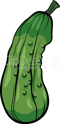 cucumber vegetable cartoon illustration