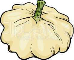 patison vegetable cartoon illustration