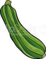 zucchini vegetable cartoon illustration