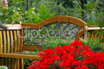 Gartenbank - garden bench 01