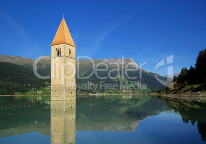 Reschensee mit Kirche - Reschensee with church 26