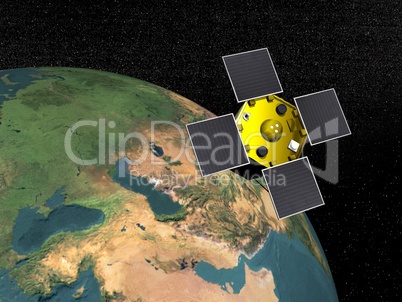 Acrimsat satellite - 3D render