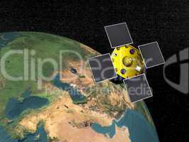 Acrimsat satellite - 3D render