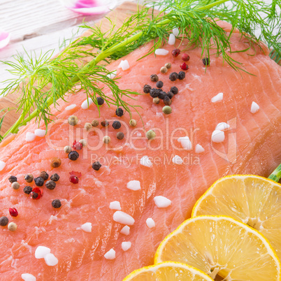 salmon raw