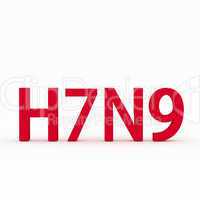 H7N9 flu or influenza virus