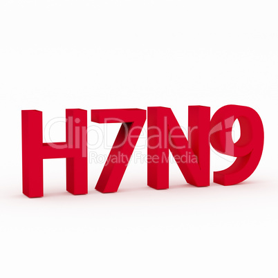 H7N9 flu or influenza virus