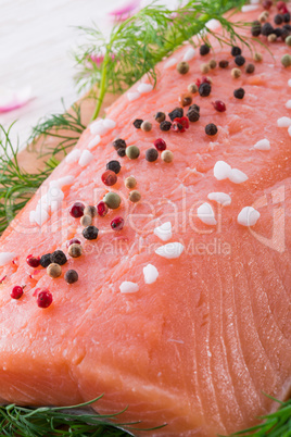 salmon raw