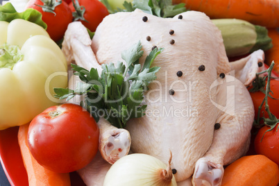 Chicken with vegetables