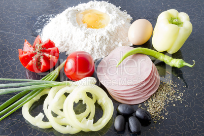 Pizza ingredients