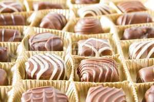sweet chocolate pralines box
