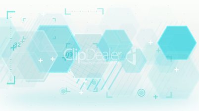 blue abstract technology loop background