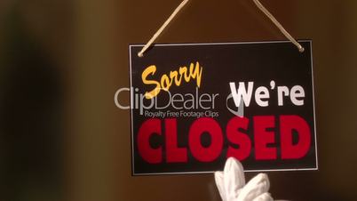 Open Closed sign