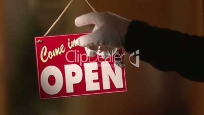 Open Closed sign